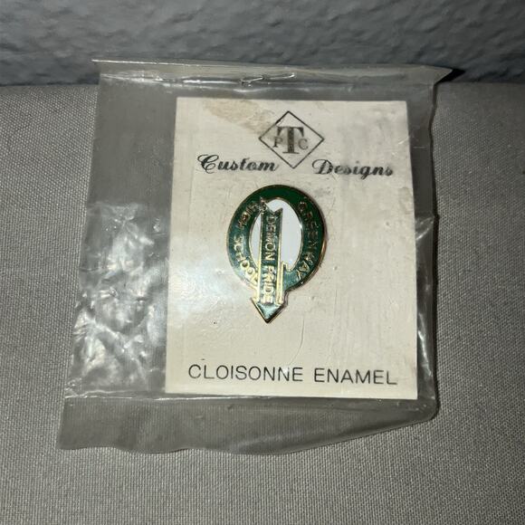 Greenway High School Demons 5 Vtg Large T Lot + New Pin School Mascot 1 T is XL - Picture 2 of 16